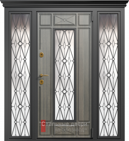 Входные двери МДФ в Малоярославце «Двери МДФ со стеклом»